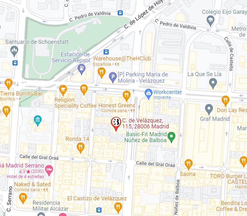 Mapa-localizacion-clinica-medicina-estetica-dr-Elena-Berezo